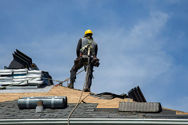 Professional Gutter Installation technician working in Fruitland, ID